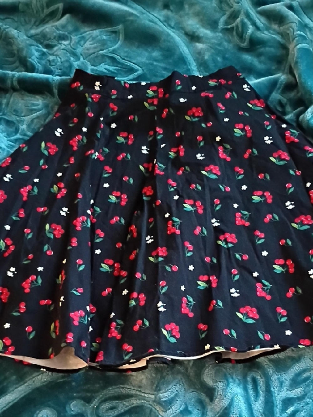 Collectif Cherry Skirt